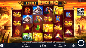 Rumble Rhino Slot Machine