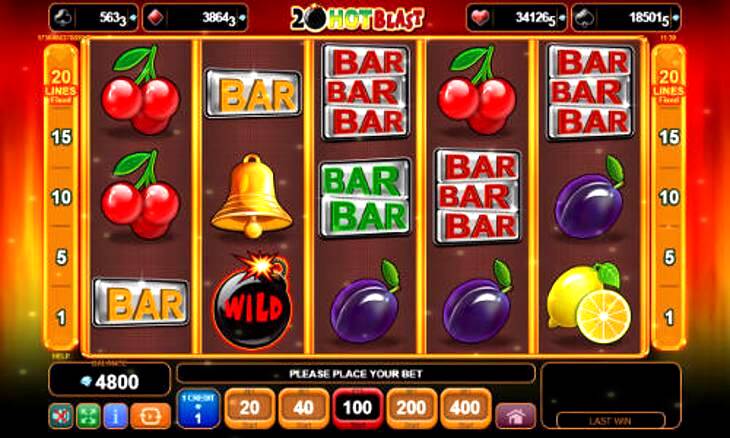 20 Hot Blast Slot Machine