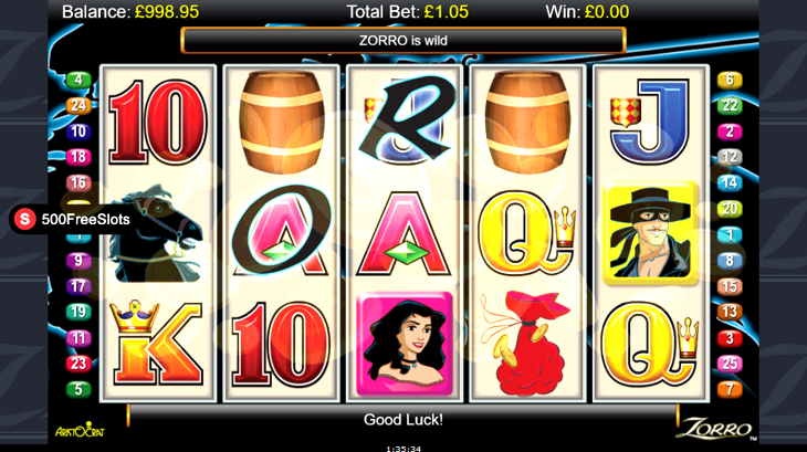 Free Zorro Slots