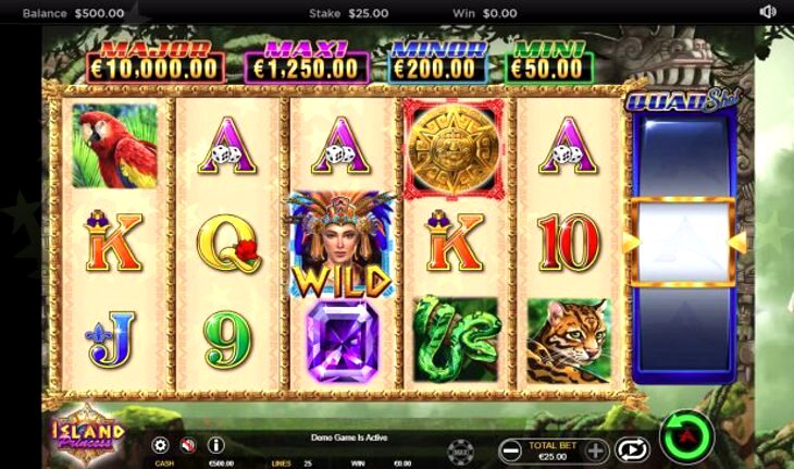 Island Princess Quad Shot Slot