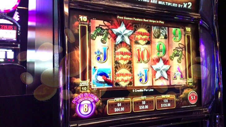 Rhino Rumble Slot Machine